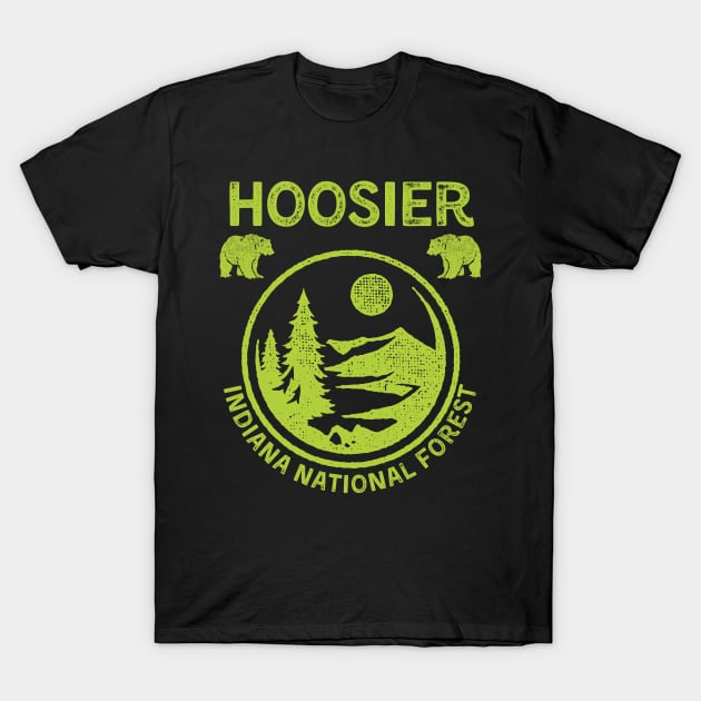 Hoosier Indiana National Forest T-Shirt by Souls.Print